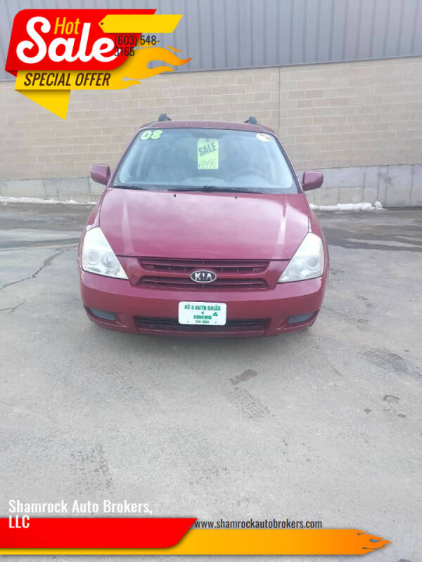 2008 Kia Sedona for sale at Shamrock Auto Brokers, LLC in Belmont NH