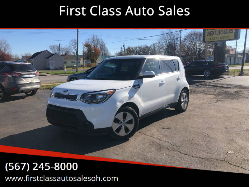 2016 Kia Soul for sale at First Class Auto Sales in Fostoria OH