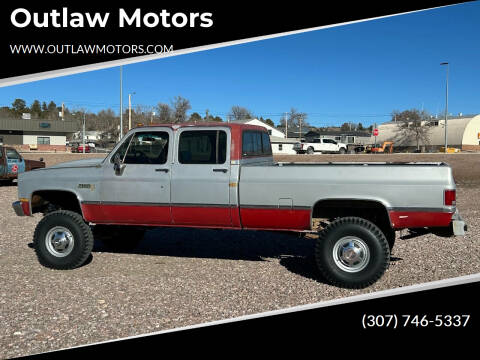 1983 GMC C/K 3500 Series for sale at Outlaw Motors in Newcastle WY