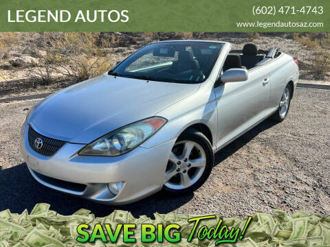 2006 Toyota Camry Solara for sale at LEGEND AUTOS in Phoenix AZ