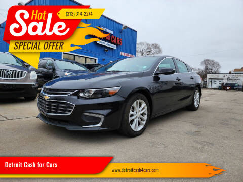 2016 Chevrolet Malibu for sale at Detroit Cash for Cars in Warren MI
