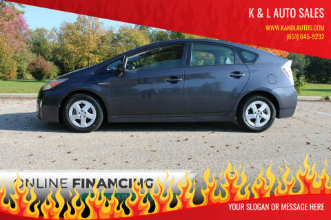 2011 Toyota Prius for sale at K & L Auto Sales in Saint Paul MN