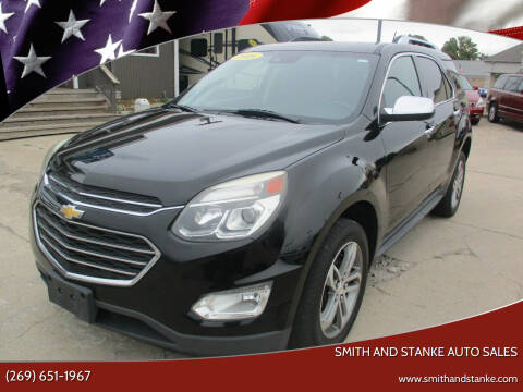 2016 Chevrolet Equinox for sale at Smith and Stanke Auto Sales in Sturgis MI