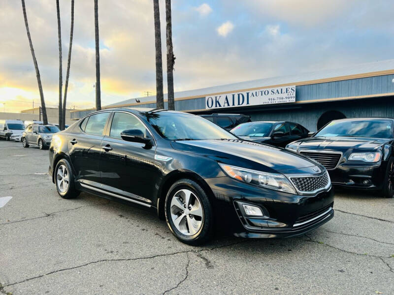 2015 Kia Optima Hybrid for sale at Okaidi Auto Sales in Sacramento CA