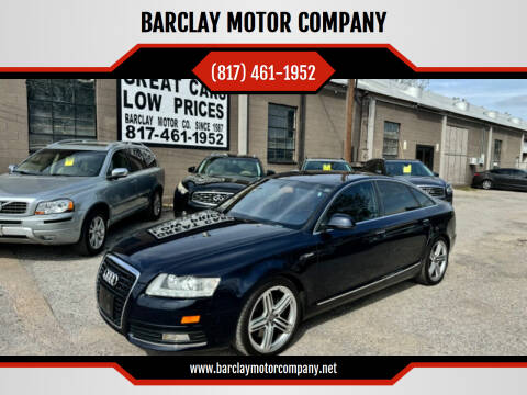 2010 Audi A6 for sale at BARCLAY MOTOR COMPANY in Arlington TX
