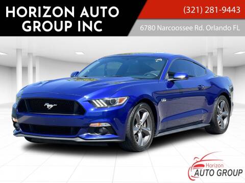 2016 Ford Mustang for sale at HORIZON AUTO GROUP INC in Orlando FL