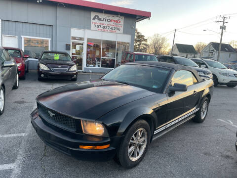 2005 Ford Mustang for sale at AutoPro Virginia LLC in Virginia Beach VA