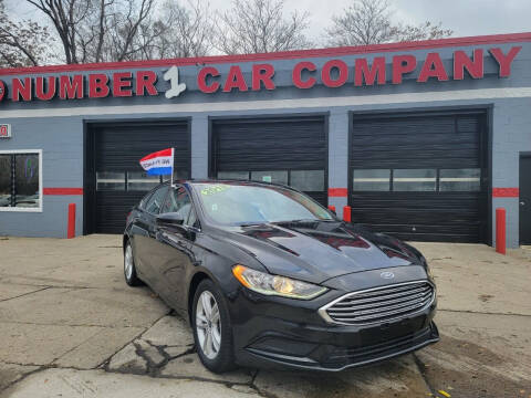 2018 Ford Fusion for sale at NUMBER 1 CAR COMPANY in Detroit MI