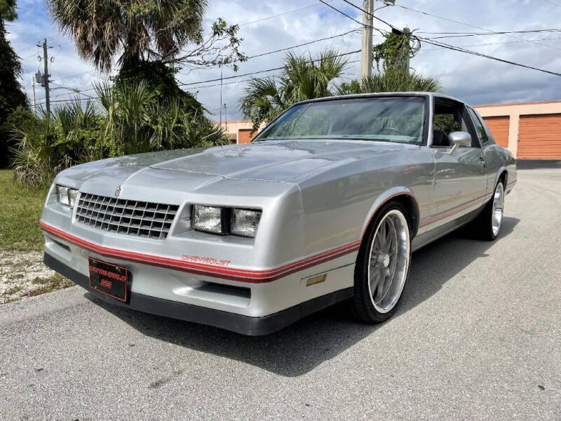 1985 Chevrolet Monte Carlo for sale at American Classics Autotrader LLC in Pompano Beach FL