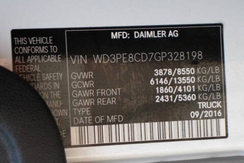 2016 Mercedes-Benz Sprinter