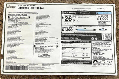 2026 Jeep Compass Limited