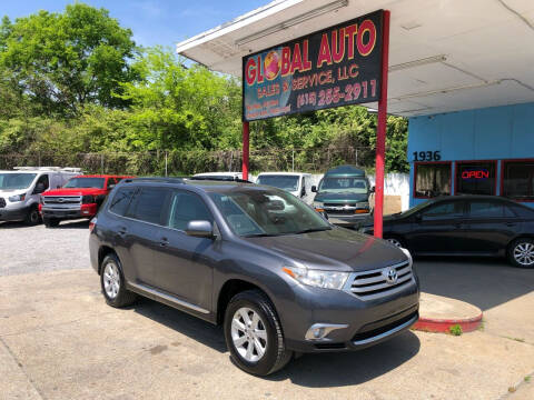 2012 Toyota Highlander for sale at Global Auto Sales and Service in Nashville TN