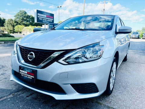 2016 Nissan Sentra for sale at Premium Motor's LLC in Norfolk VA