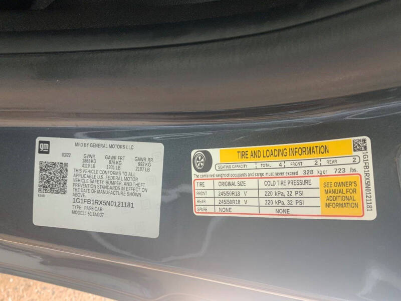 2022 Chevrolet Camaro LS