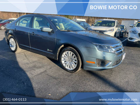 2012 Ford Fusion Hybrid for sale at Bowie Motor Co in Bowie MD