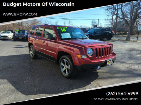 2016 Jeep Patriot for sale at Budget Motors of Wisconsin in Racine WI