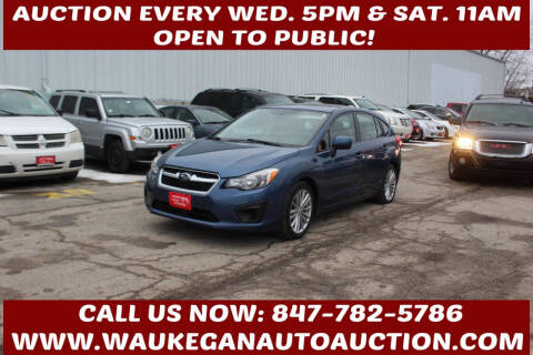 2012 Subaru Impreza for sale at Waukegan Auto Auction in Waukegan IL