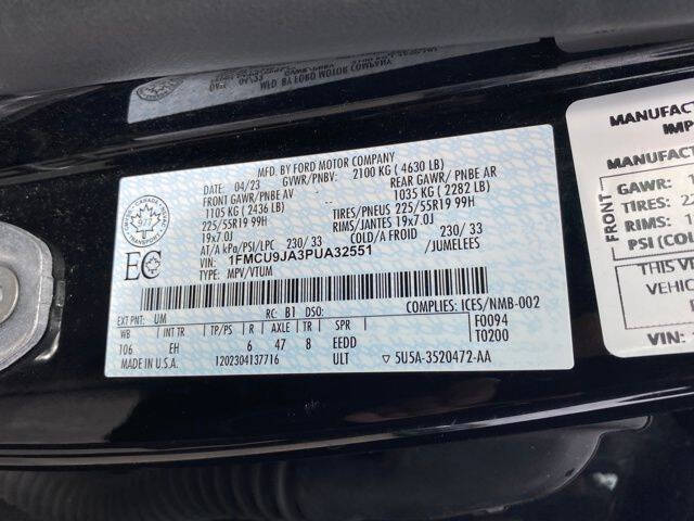 2023 Ford Escape Platinum