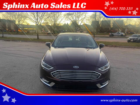 2017 Ford Fusion for sale at Sphinx Auto Sales LLC in Milwaukee WI