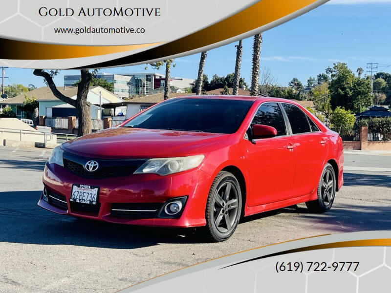 2013 Toyota Camry for sale at Gold AutoMotive in San Diego CA