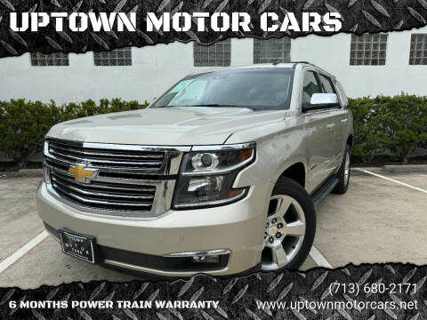 2015 Chevrolet Tahoe for sale at UPTOWN MOTOR CARS in Houston TX