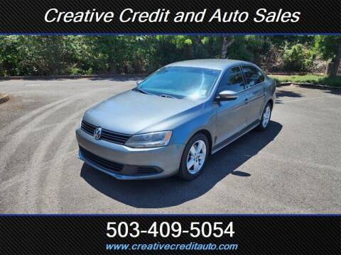 2012 Volkswagen Jetta for sale at Creative Credit & Auto Sales in Salem OR