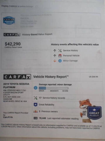 2019 Toyota Sequoia Platinum