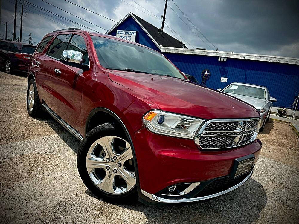 Red 2015 Dodge Durango SXT SXT 4dr SUV 1