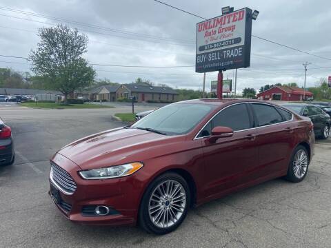 2014 Ford Fusion for sale at Unlimited Auto Group in West Chester OH