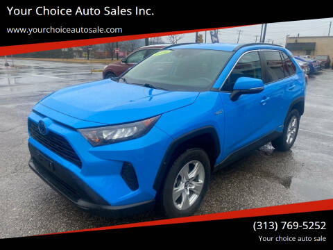 2020 Toyota RAV4 Hybrid for sale at Your Choice Auto Sales Inc. in Dearborn MI