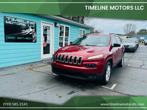 2015 Jeep Cherokee for sale at Timeline Motors LLC in Clayton NC