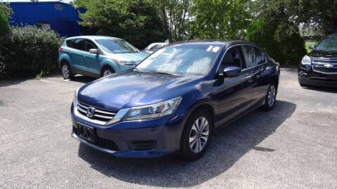 2014 Honda Accord for sale at HOUSTON'S BEST AUTO SALES in Houston TX