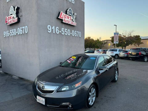 2012 Acura TL for sale at LIONS AUTO SALES in Sacramento CA