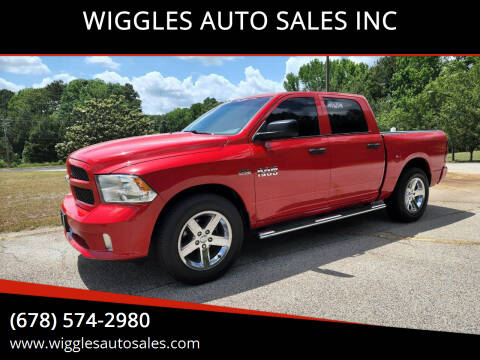 2015 RAM Ram Pickup 1500 for sale at WIGGLES AUTO SALES INC in Mableton GA