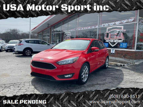 2015 Ford Focus for sale at USA Motor Sport inc in Marlborough MA