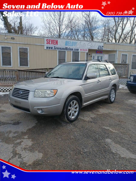 2007 Subaru Forester for sale at Seven and Below Auto Sales, LLC in Rockville MD