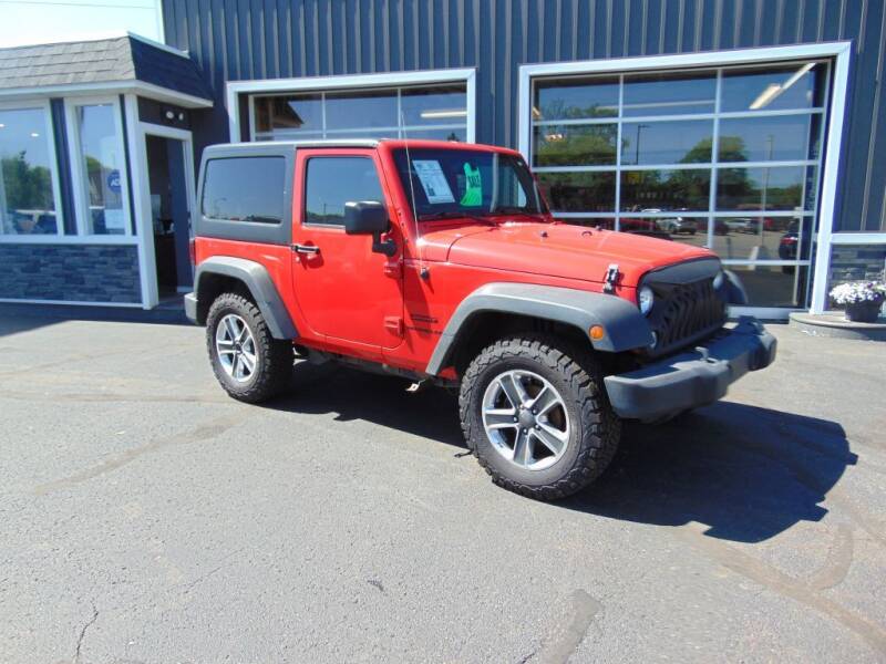 2014 Jeep Wrangler for sale at Akron Auto Sales in Akron OH