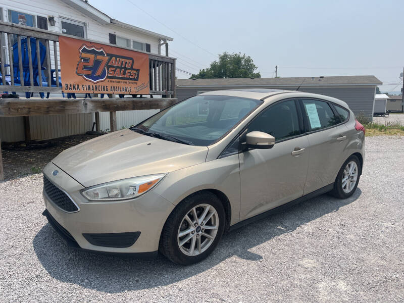 2015 Ford Focus for sale at 27 Auto Sales LLC in Somerset KY