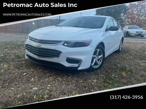 2016 Chevrolet Malibu for sale at Petromac Auto Sales Inc in Indianapolis IN