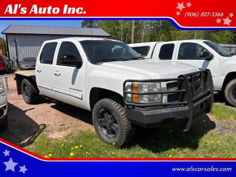 2012 Chevrolet Silverado 1500 for sale at Al's Auto Inc. in Bruce Crossing MI