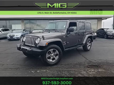 2018 Jeep Wrangler JK Unlimited for sale at MIG Chrysler Dodge Jeep Ram in Bellefontaine OH