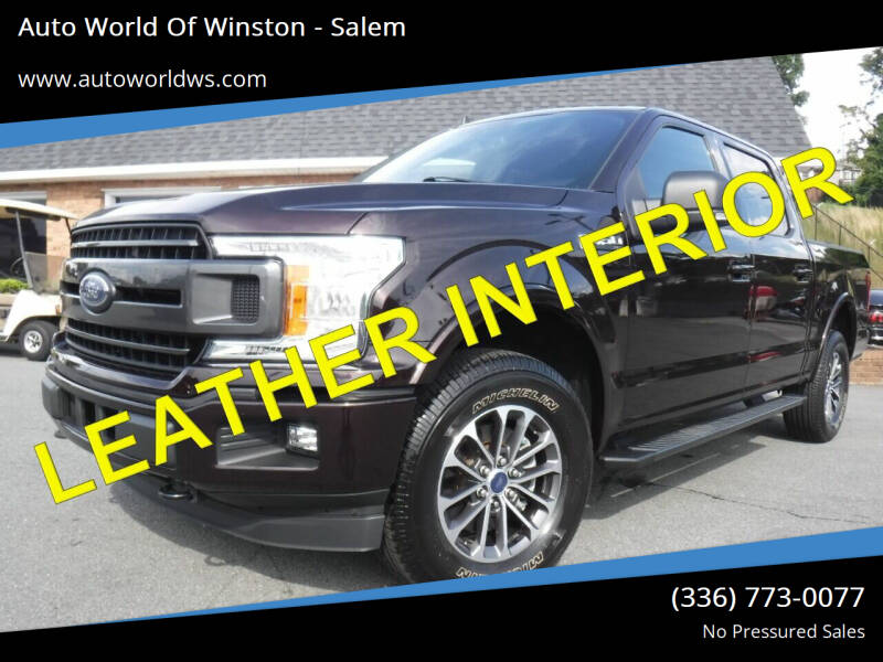 2019 Ford F-150 for sale at Auto World Of Winston - Salem in Winston Salem NC