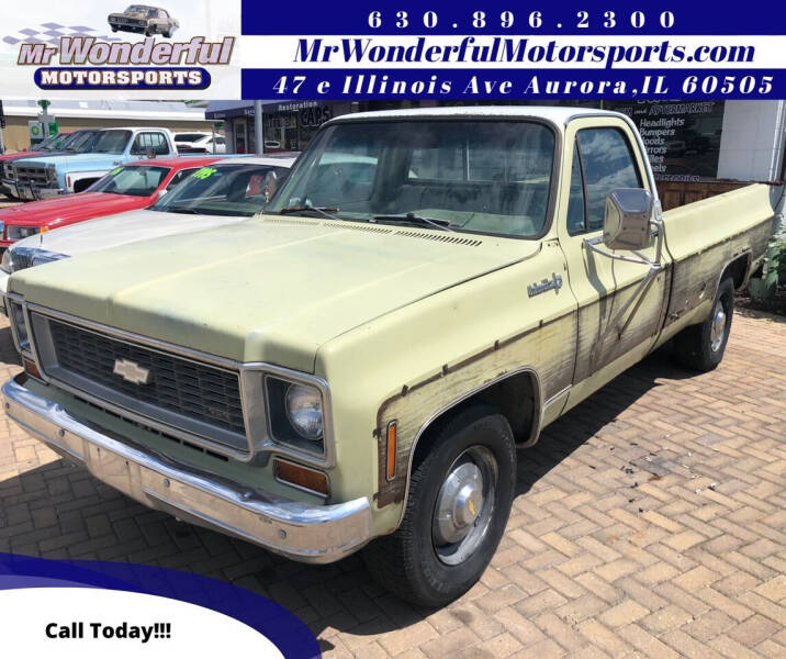 1974 Chevrolet C/K 20 Series for sale at Mr Wonderful Motorsports in Aurora IL