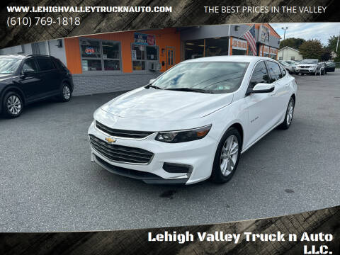 2017 Chevrolet Malibu for sale at Lehigh Valley Truck n Auto LLC. in Schnecksville PA