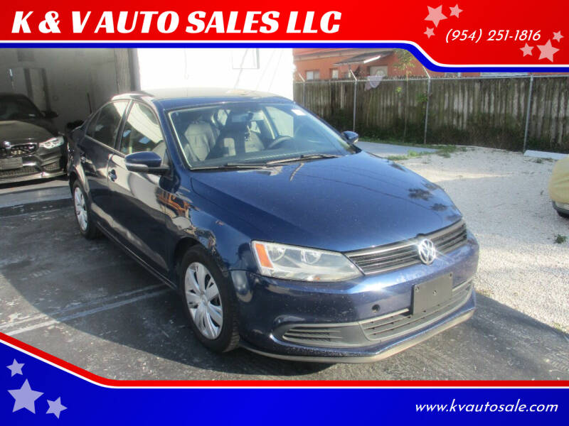 2012 Volkswagen Jetta for sale at K & V AUTO SALES LLC in Hollywood FL