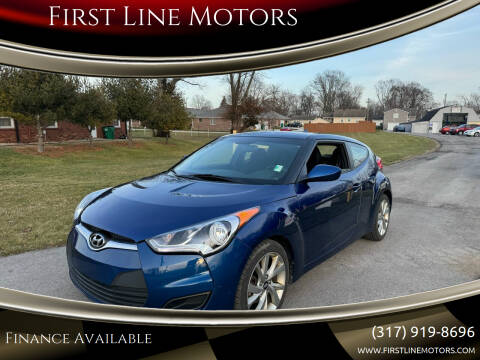2016 Hyundai Veloster for sale at First Line Motors in Brownsburg IN