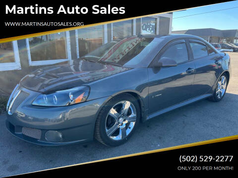 2008 Pontiac G6 for sale at Martins Auto Sales in Shelbyville KY