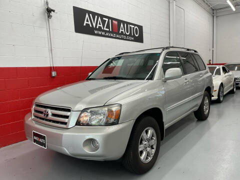 2006 Toyota Highlander for sale at AVAZI AUTO GROUP LLC in Gaithersburg MD