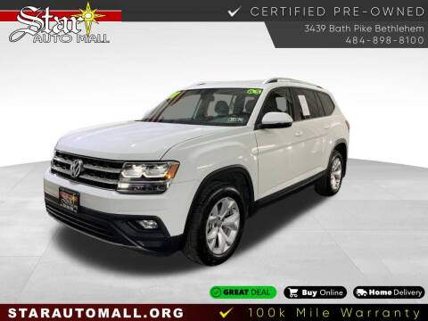 2018 Volkswagen Atlas for sale at STAR AUTO MALL 512 in Bethlehem PA