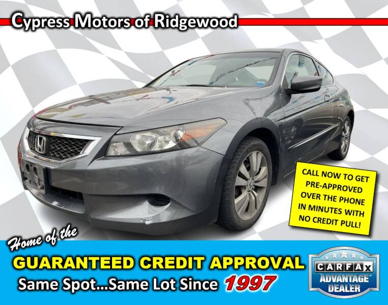 2010 Honda Accord for sale at Cypress Motors of Ridgewood in Ridgewood NY
